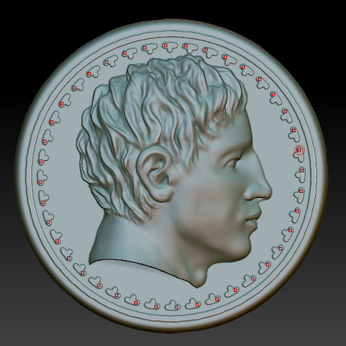 Sculpting the coin Sculpting the coin