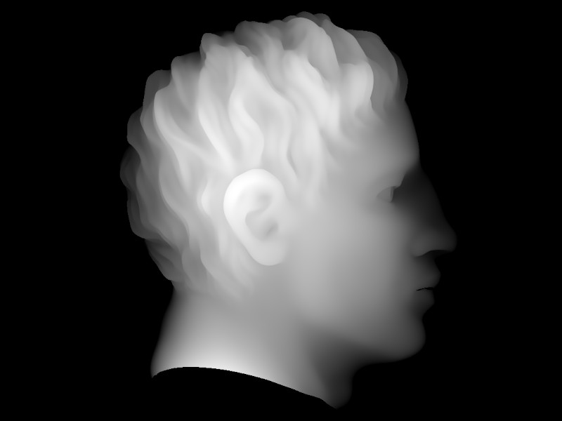 The depth map The depth map